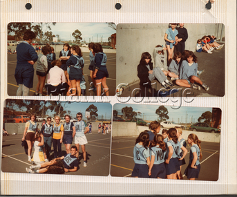Photograph (item) - Students and staff playing netball, c. 1980-1982, c. 1980-1982