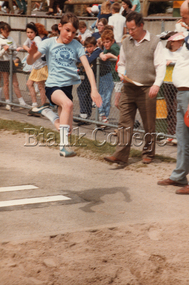 Photograph (item) - Long jump, interschool sports, 1985, 1985