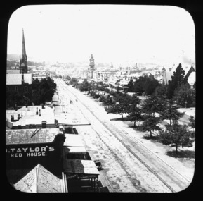 Glass Slide, Sturt St looking east from City Fire Brigade tower