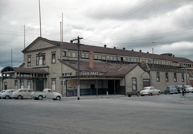 35mm Slide, Alfred Hall, corner Curtis and Grenville Streets, Ballarat circa 1950s