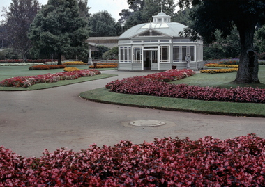 35 mm Slide, Statuary Pavilion, Ballarat Botanical Gardens circa late1950s