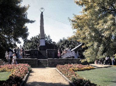 35mm Slide, Eureka Stockade Memorial, Ballarat East circa 1950s