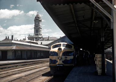 35mm Slide, Ballarat Railway Station circa 1950s