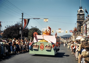 Slide, Parade Float, Sturt Street Ballarat circa late 1950s