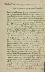 Australian Historical Record Society papers, The First Visit of the Early Pioneers to Mount Buninyong