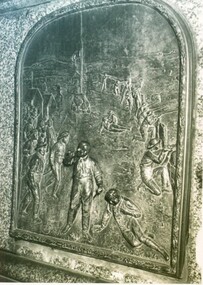 Photograph, Peter Lalor statue and reliefs