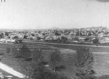 Photograph, View from White Hill over White Flat, Ballarat circa 1919