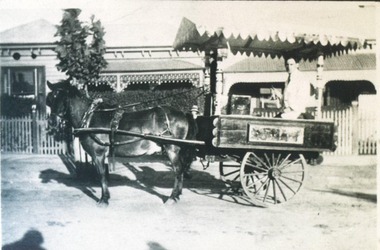 Photograph, Ice Cream Cart circa 1925