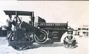 Photograph, Jelbart Road Roller circa 1930s