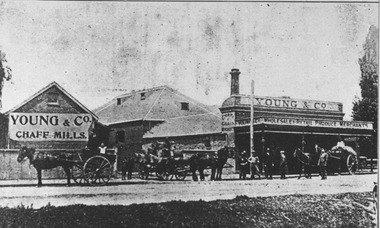 Photograph, Young & Co Chaff Mills, Ballarat circa 1906
