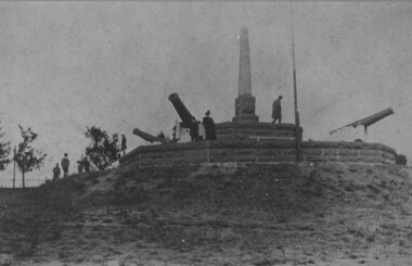 Photograph, Eureka Stockade Memorial, Ballarat East circa 1900
