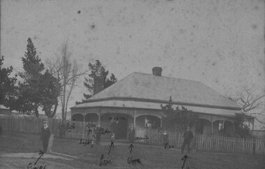 Photograph, Bambrook Family and Farmhouse circa 1905