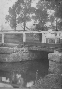 Photograph, Man leaning on bridge at Glendaruel circa 1905