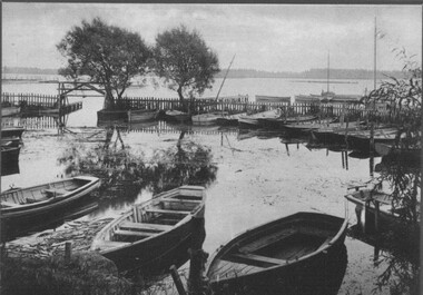 Photograph, Boat Harbour, Lake Wendouree circa 1890s