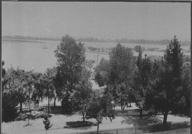 Photograph, View of Lake Wendouree from Fry's Mill circa 1890s