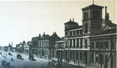 Photograph, Craig's Royal Hotel & commerical buildings