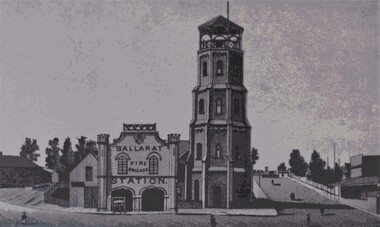 Photograph, Ballarat Fire Station, Ballarat East