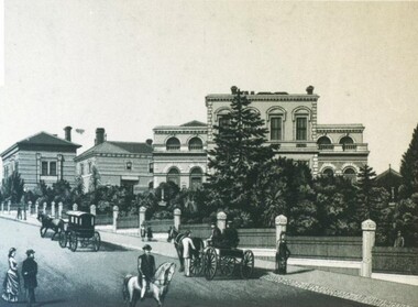 Photograph, East Ballarat Town Hall, Police Offices and Library
