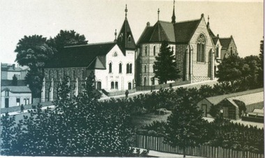Photograph, Wesleyan Church and Lecture Hall
