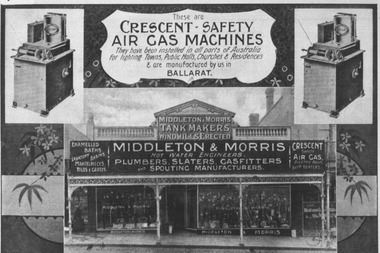 Photograph, Advertisement for Middleton & Morris