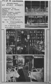 Photograph, Advertising for the ABC Tea Rooms circa 1916