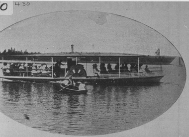 Photograph, The Paddle Steamer Lord Roberts, Lake Wendouree circa 1915