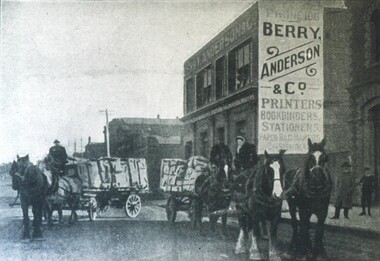 Photograph, Berry Anderson & Co Printing Works circa 1915