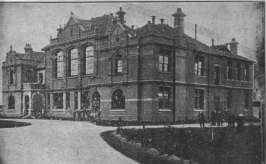Photograph, Ballarat Agricultural High School circa 1915