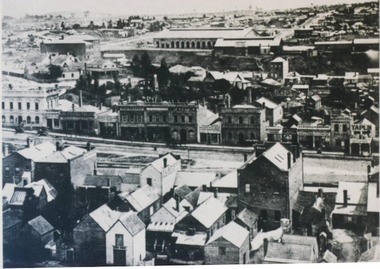 Photograph, View north from Sturt Street circa 1876