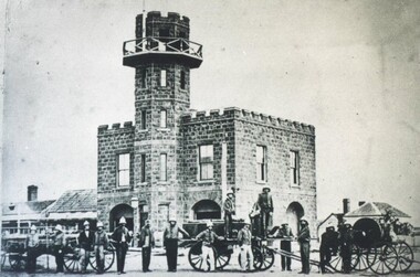 Photograph, Ballarat City Fire Station circa 1865