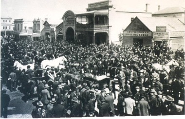 Photograph, Annual Horse Parade, Ballarat circa 1910