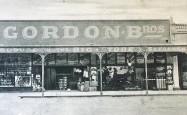Photograph, Gordon Brothers Seedsmen Store, Ballarat circa 1916