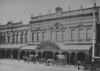 Card Box Photographs, Mining Exchange, Ballarat 1899