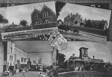 Photograph - Card Box Photographs, Photos of St Alipius School and Kindergarten and Villa Maria Sacred Heart Convent, Ballarat c1915