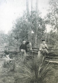 Photograph - Card Box Photographs, William Parry and 2 female companions, 1910c