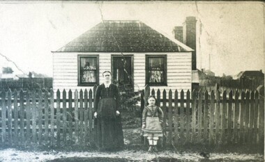 Photograph - Card Box Photographs, Elizabeth Whitla's Cottage, Ballarat c1877