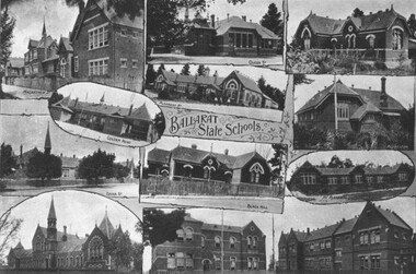 Photograph - Card Box Photographs, Ballarat State Schools, c1916