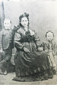 Photograph - Card Box Photographs, Ann Nankervis and Children, Ballarat 1877