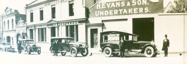 Photograph - Card Box Photographs, H. Evans & Sons Undertakers, Ballarat circa 1931