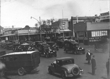 Photograph - Card Box Photographs, Funeral Procession, Ballarat circa 1931