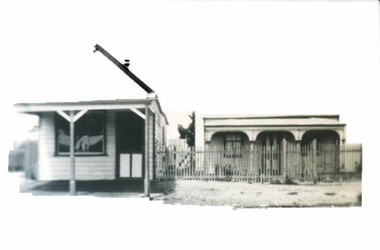Photograph - Card Box Photographs, E. Jenkins Butcher shop, Sebastopol circa 1916