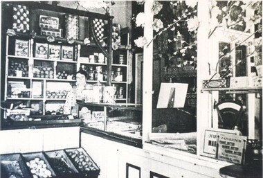 Photograph - Card Box Photographs, D'Angri' Corner Shop Interior 1938