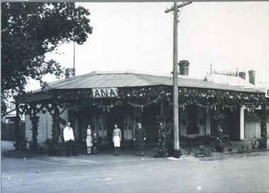 Photograph - Card Box Photographs, D'Angri' Corner Shop Exterior 1938