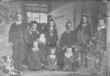 Photograph - Card Box Photographs, Coombes Family Photograph
