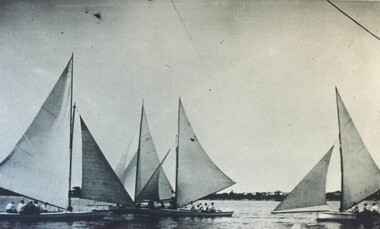 Photograph - Card Box Photographs, Yacht Race on Lake Wendouree 1935