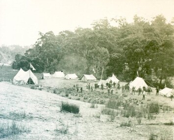 Photograph - Card Box Photographs, Tents circa 1910