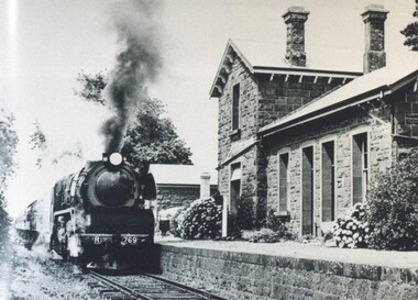 Photograph - Card Box Photographs, Yendon Railway Station 1956