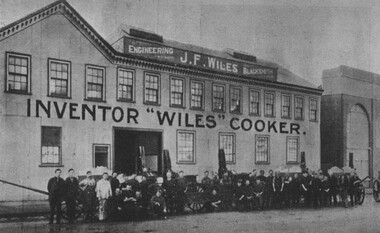 Photograph - Card Box Photographs, J.F. Wiles Iron Foundry 1916.  From Citizens & Sport publication