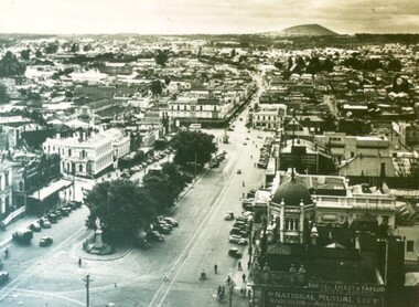 Photograph - Card Box Photographs, View east along Sturt Street, Ballarat circa 1939