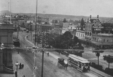 Photograph - Card Box Photographs, South East view over Sturt Street, Ballarat circa 1905.  From Star 1855-1905 Jubilee publication